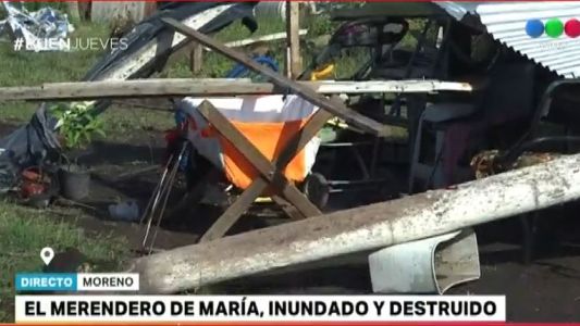 María perdió su rancho y el merendero en el que comían 50 chicos