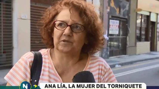 Ana Lía es la mujer que le salvó la vida al turista baleado