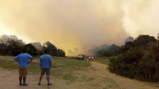 Un incendio forestal en Villa Gesell quemó 160 hectáreas