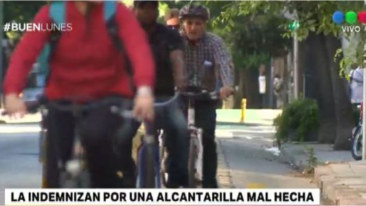 Se accidentó en una alcantarilla mal hecha y la indemnizarán con más de 60 mil pesos