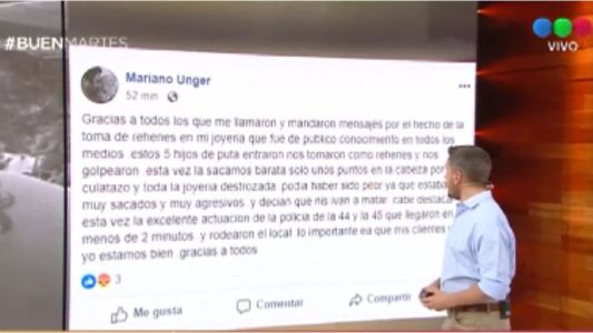 Joyero asaltado: "Pensé que nos mataban; estaban muy agresivos"