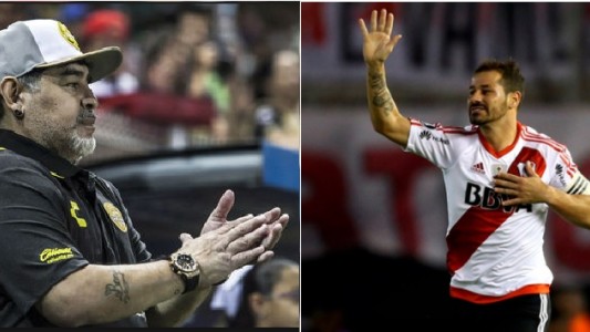 "Peleala como la peleé yo": emotivo mensaje de Maradona a Mora