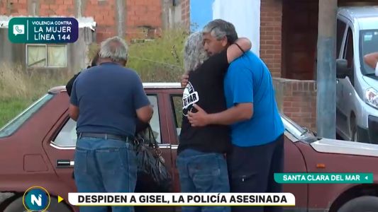 Despiden a Gisel, la policía asesinada por su expareja
