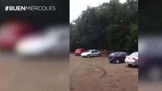 Nieve en pleno verano