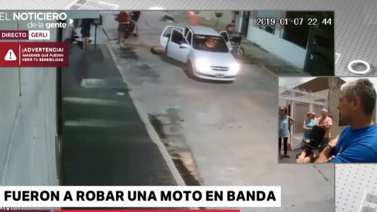 Miedo en Gerli: asalto en banda en plena calle