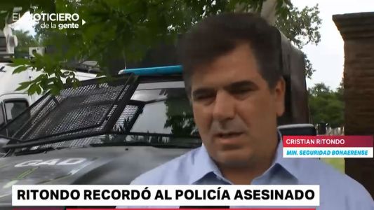 Ascenso post mortem para el policía asesinado: "Reconocemos su valentía"