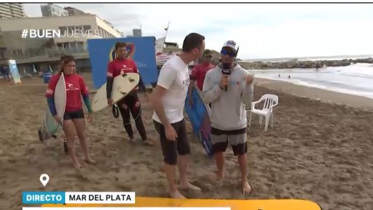 Verano: una clase de surf en vivo
