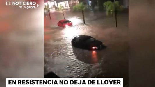Temporal: 350 evacuados en Resistencia