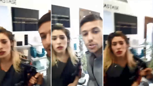 Video: un joven se atrincheró en una peluquería de Montevideo con varios rehenes