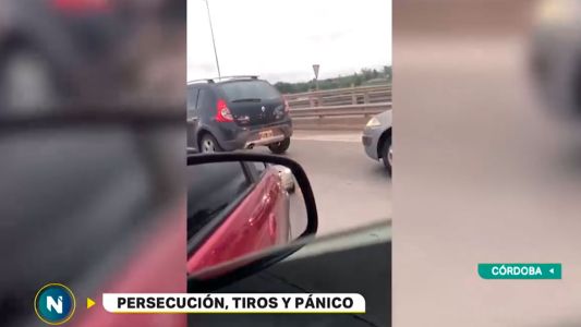 Cinematográfica persecución de tres ladrones luego de robar una peluquería