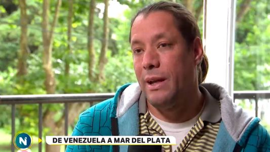 De Venezuela a Mar del Plata: "Viajé con mi esposa y allá se quedaron mis tres hijos"