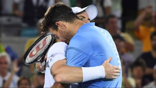 Del Potro a Murray: "Seguí luchando"