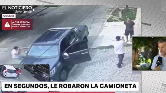Robo y tiroteo: "La calle está tomada"