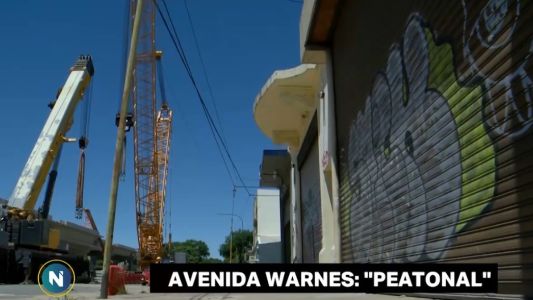 La avenida Warnes, sin autos