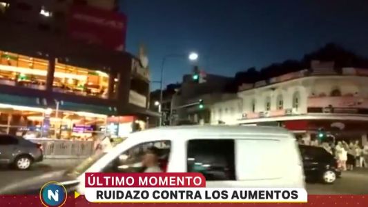 Tercer ruidazo contra la suba de tarifas