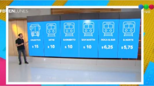 Aumentaron los boletos mínimos