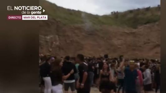 Peligro en los acantilados: fiestas en una zona de derrumbe