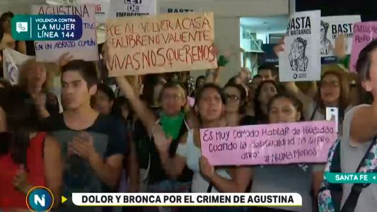 Masiva marcha para reclamar justicia por el femicidio de Agustina