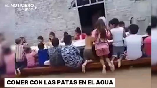 Chaco: comer con las patas bajo el agua