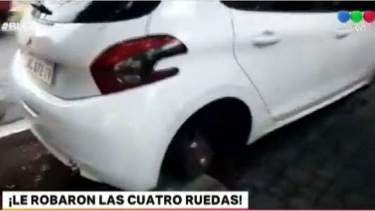 Robarruedas actuaron durante corte de luz en Temperley