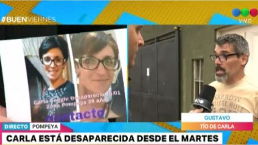 Tío de mujer desaparecida: "La familia del ex, que está detenido, merodeaba su domicilio"