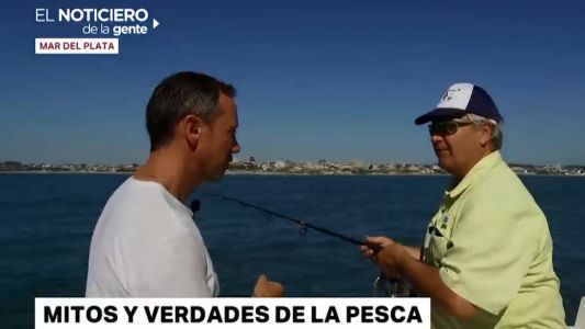 Así es una excursión de pesca en Mar del Plata