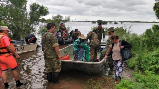 Ascendieron a ocho mil los evacuados por las inundaciones en cuatro provincias del Litoral