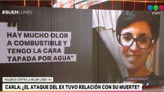 El último diálogo de Carla Soggiu con una operadora tras activar el botón antipánico