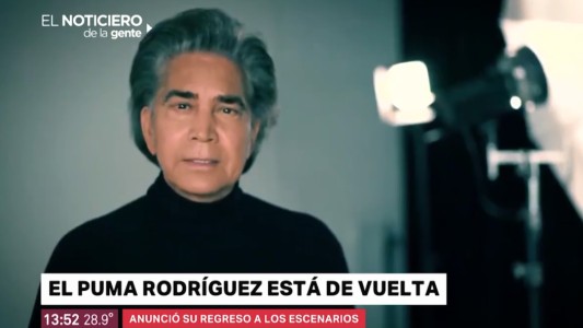 El Puma Rodríguez vuelve a los escenarios luego del doble trasplante de pulmón