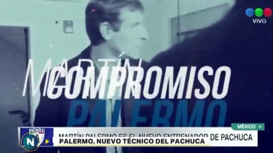 Martín Palermo es el nuevo técnico del Pachuca de México