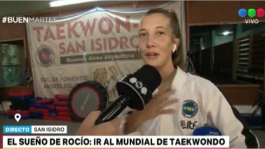 Rocío se clasificó al Mundial de Taekwondo y ahora necesita ayuda para viajar