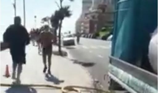 Escándalo: así desagotan baños químicos en Mar del Plata