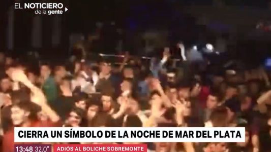 Cierra Sobremonte, un símbolo de la noche de Mardel