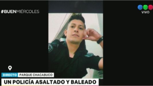Un policía fue asaltado y baleado por delincuentes en Parque Chacabuco