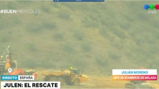 Continúan las tareas de rescate del nene de 2 años que cayó en un pozo