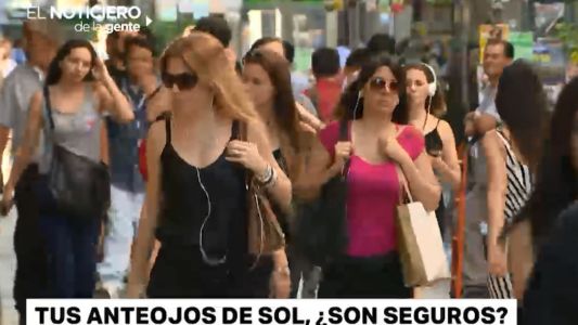 Tus anteojos de sol, ¿son seguros?