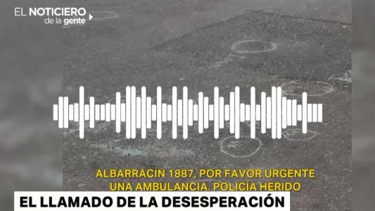 Audio estremecedor: así pedían ayuda para el policía baleado en Parque Chacabuco