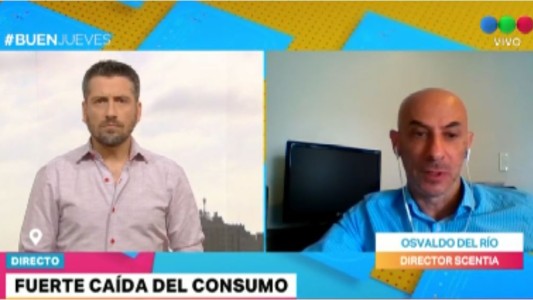 Fuerte caida del consumo