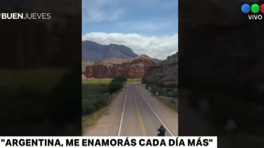 "Argentina, me enamorás cada día más": el viral que nuestra las bellezas de nuestro país
