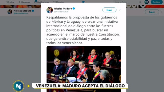 En medio de la tensión en Venezuela, Maduro aceptó retomar el diálogo
