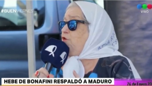 Hebe de Bonafini respaldó a Maduro: "Es una democracia pura"
