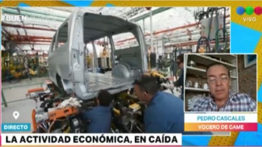 La actividad económica, en caida