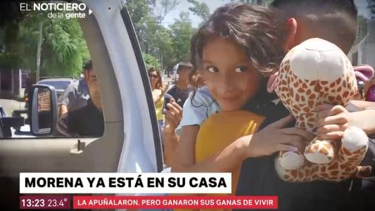 Video conmovedor: así regresaba Morena a su casa