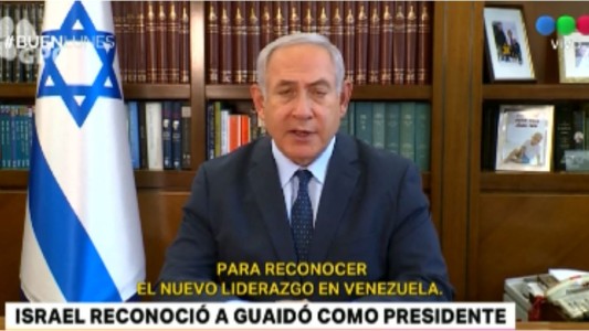 Israel reconoció a Guaidó como presidente