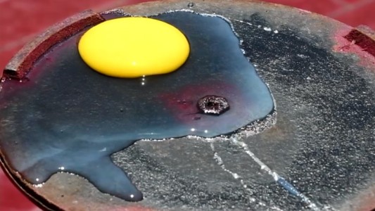 En Mendoza se puede freír un huevo al sol