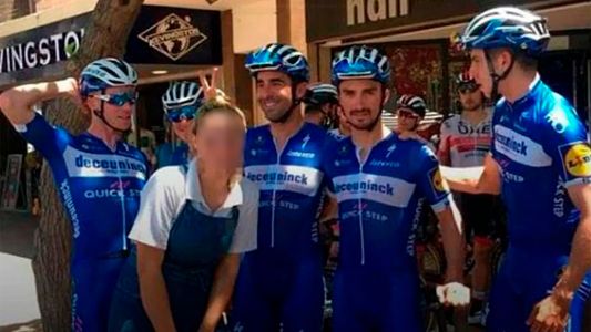 Multaron con $3 mil a un ciclista belga por acosar a una camarera