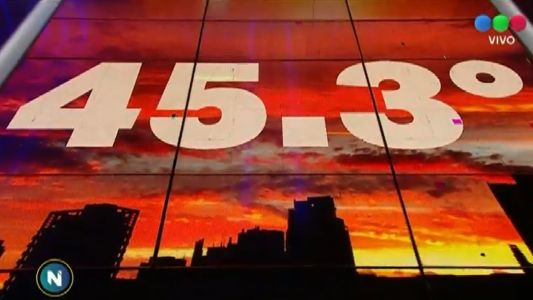 Otro día de calor insoportable en Buenos Aires, con más de 45 grados de térmica