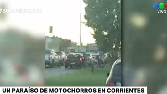 Video: violento ataque de motochorros en Corrientes