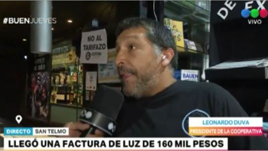 Bar cooperativo recibió una factura de luz de casi 160 mil pesos