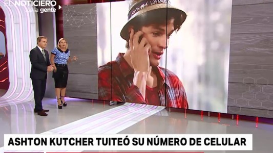 La razón por la que Ashton Kutcher publicó su número de celular
